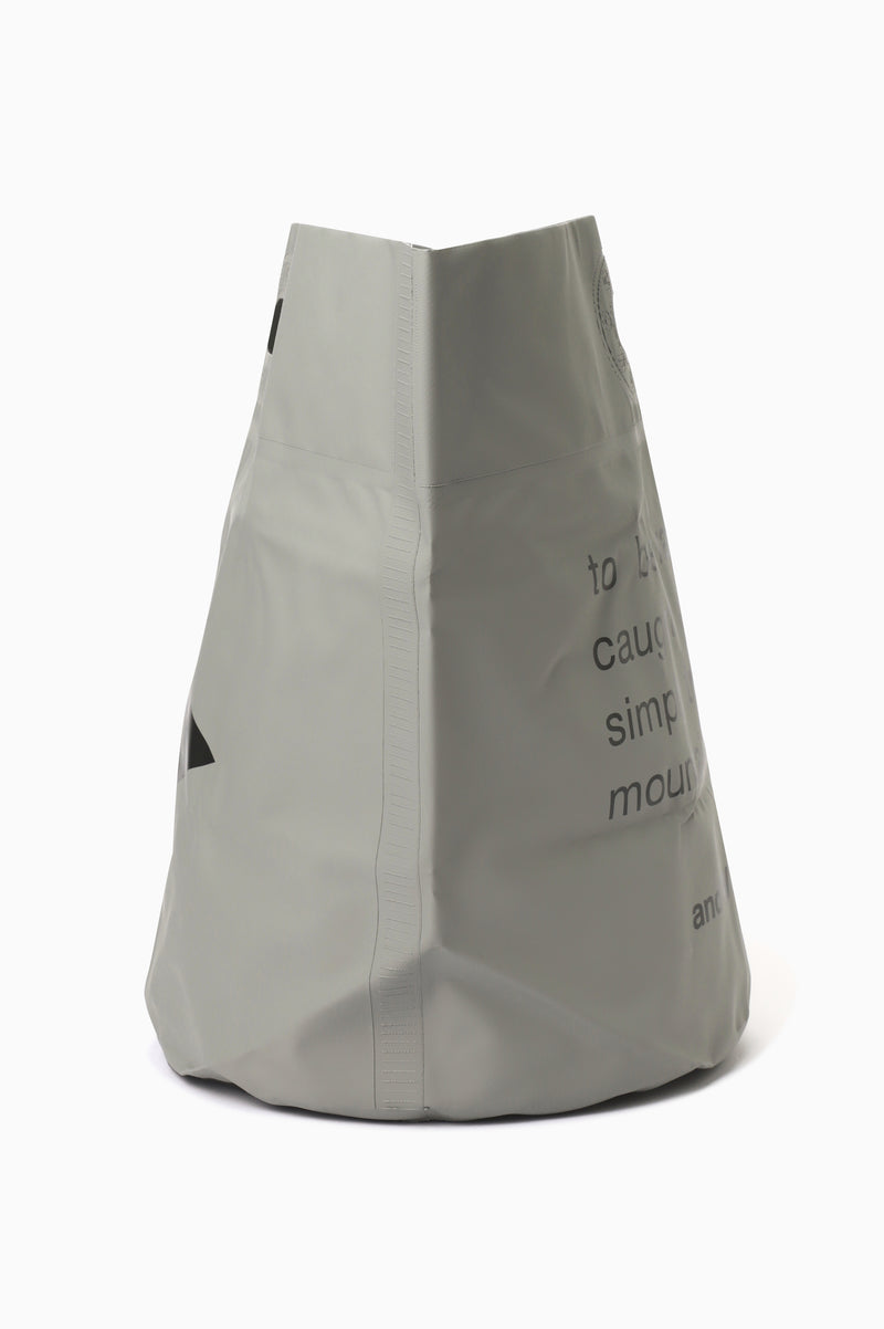 Grey Storage Bucket 35L