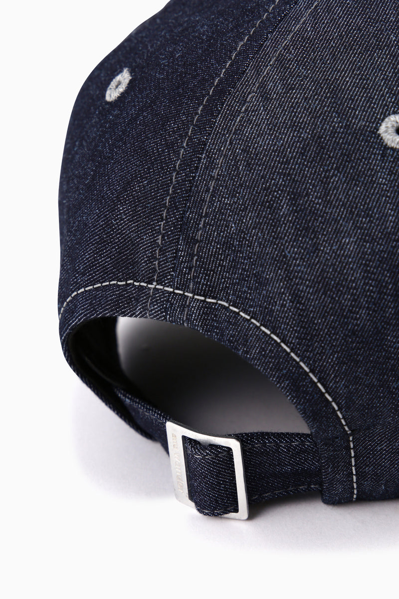 Navy Logo Dry Denim Cap