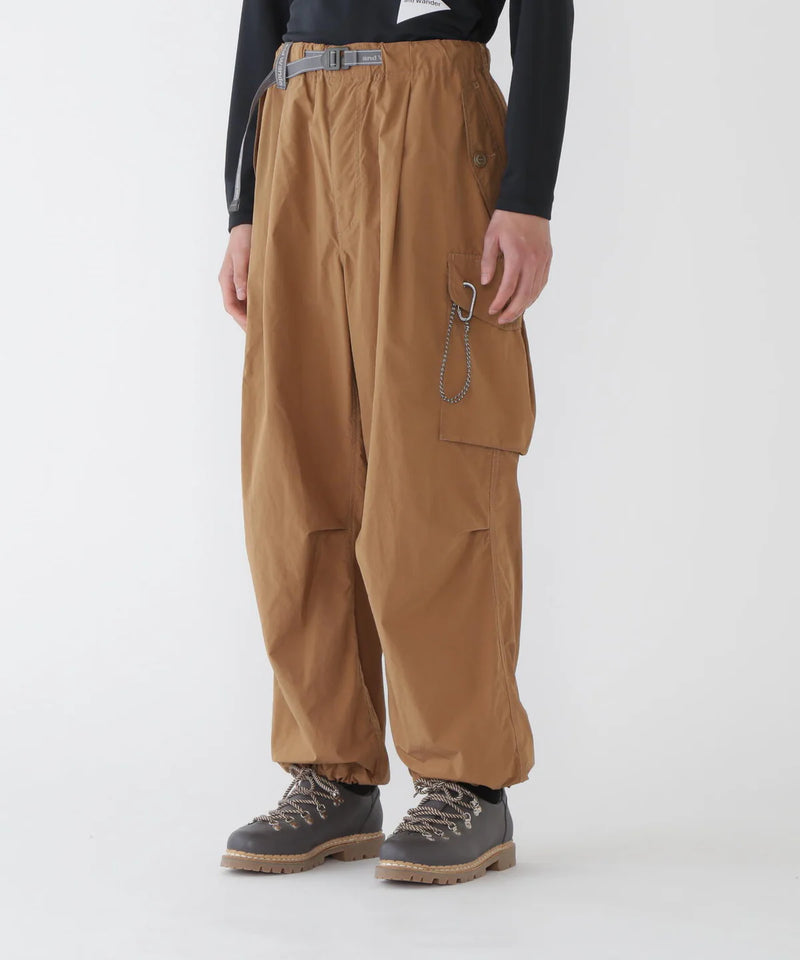 M Light Brown Oversized Cargo Pants