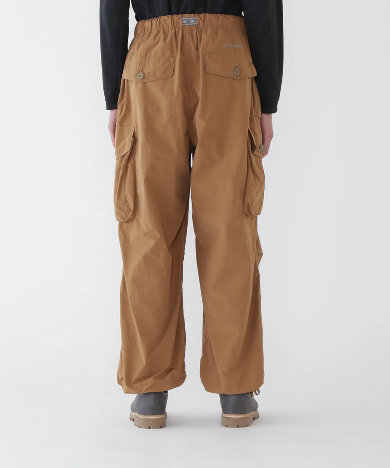 M Light Brown Oversized Cargo Pants