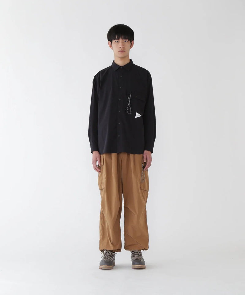 M Light Brown Oversized Cargo Pants
