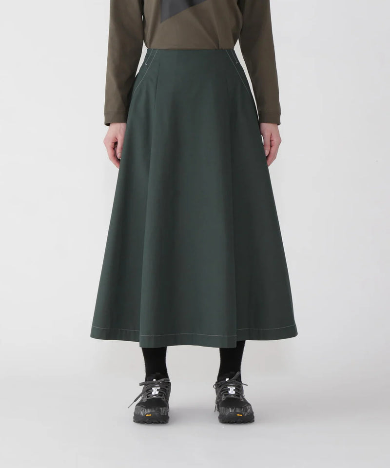 Green High Count Cloth Skirt