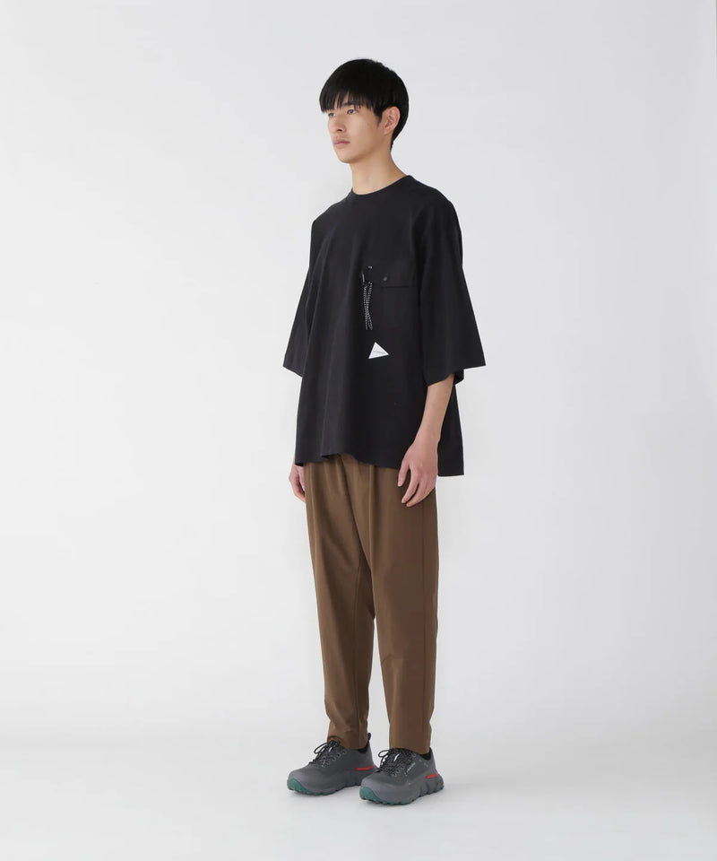M Black Heavy Cotton Pocket Tshirt