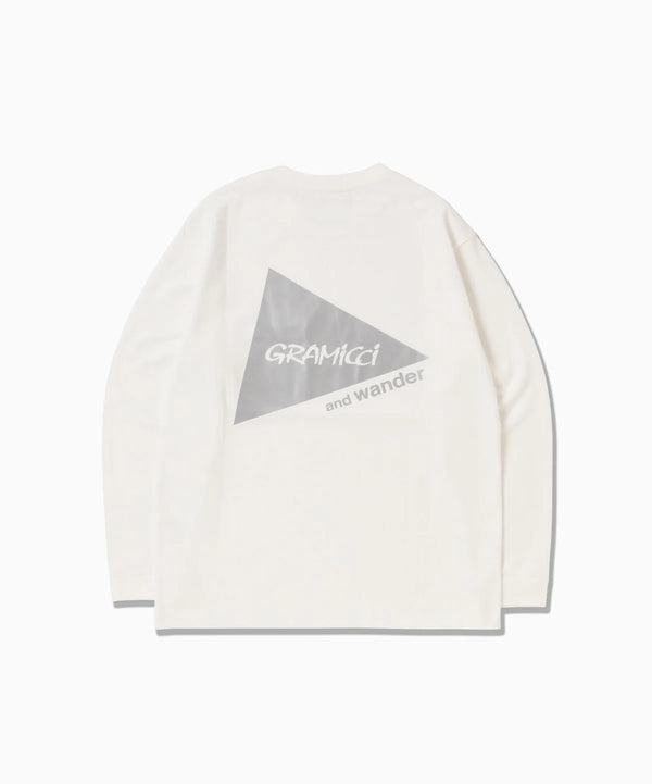 White Gramicci Backprint LS Tshirt