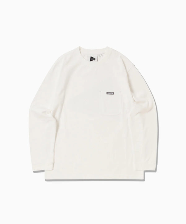 White Gramicci Backprint LS Tshirt