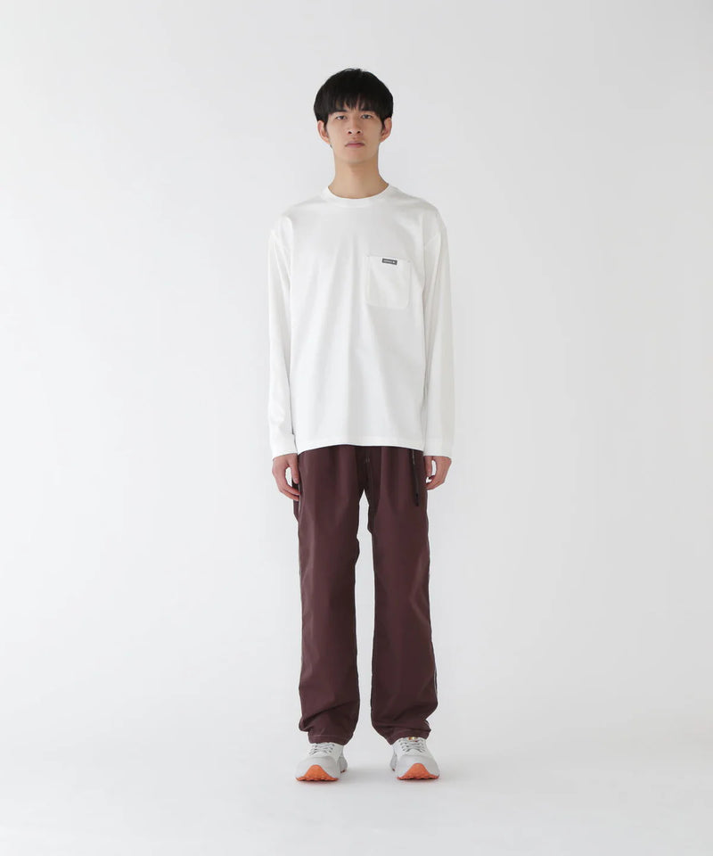 White Gramicci Backprint LS Tshirt