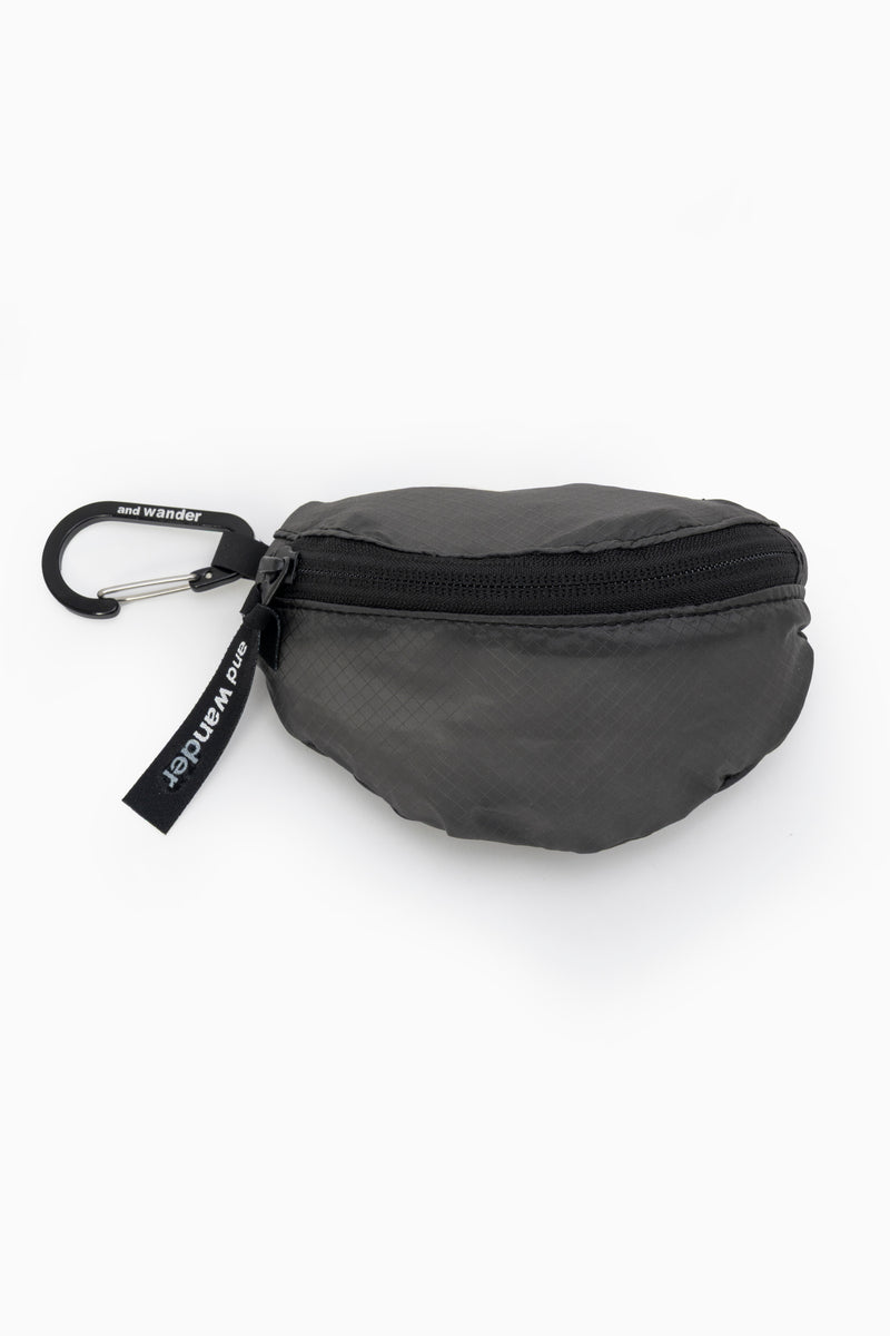 Grey Sil Mini Pouch