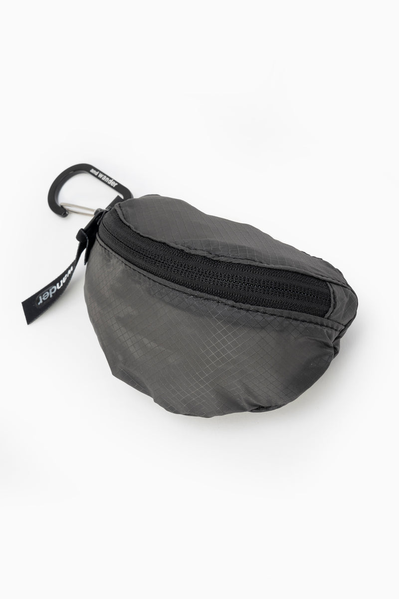 Grey Sil Mini Pouch