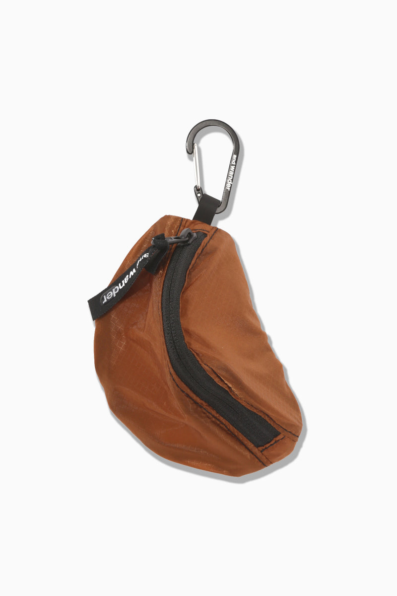 Dark Orange Sil Mini Pouch