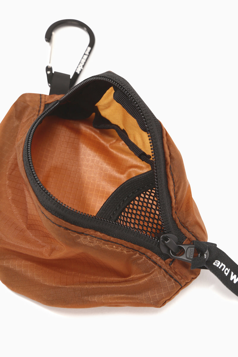 Dark Orange Sil Mini Pouch