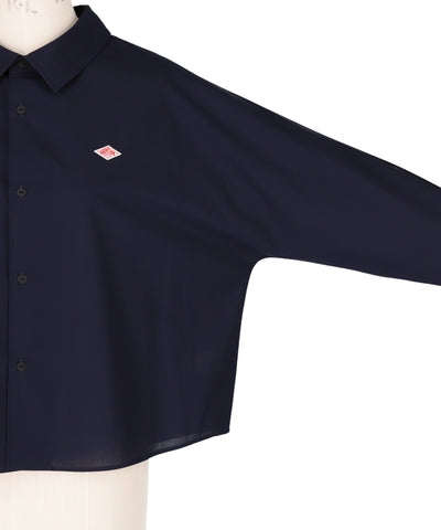 W Navy Dolman Sleeve Work Shirt