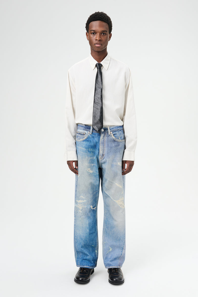 Third Cut Digital Denim Print