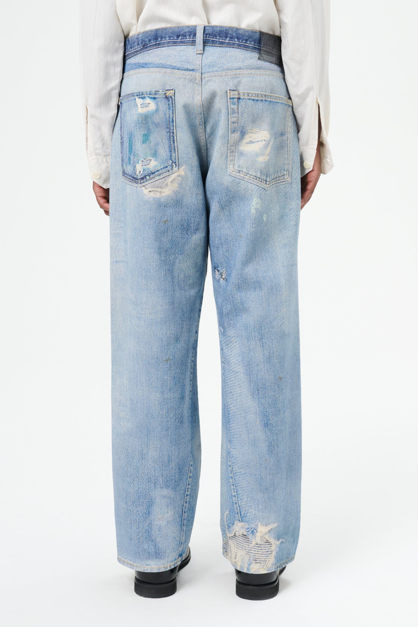 パンツ THIRD CUT Digital Denim Print 28 Our Legacy Third Cut Digital Denim Print