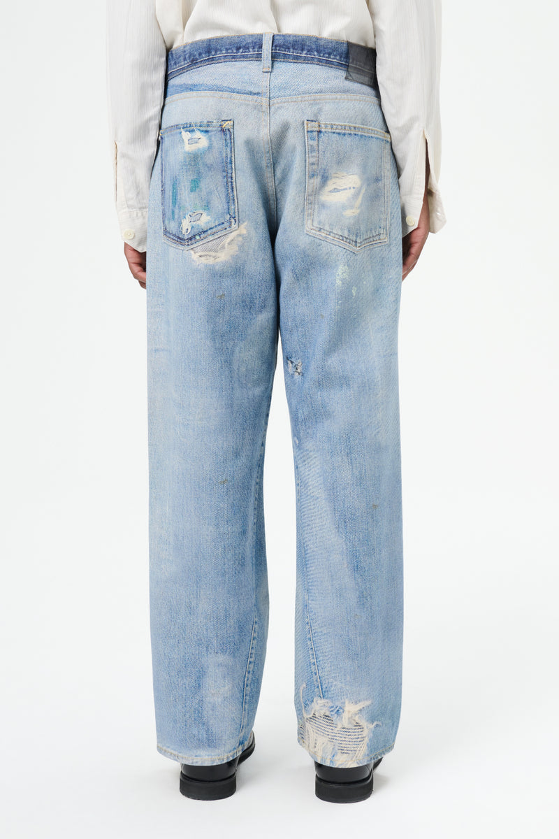 Third Cut Digital Denim Print