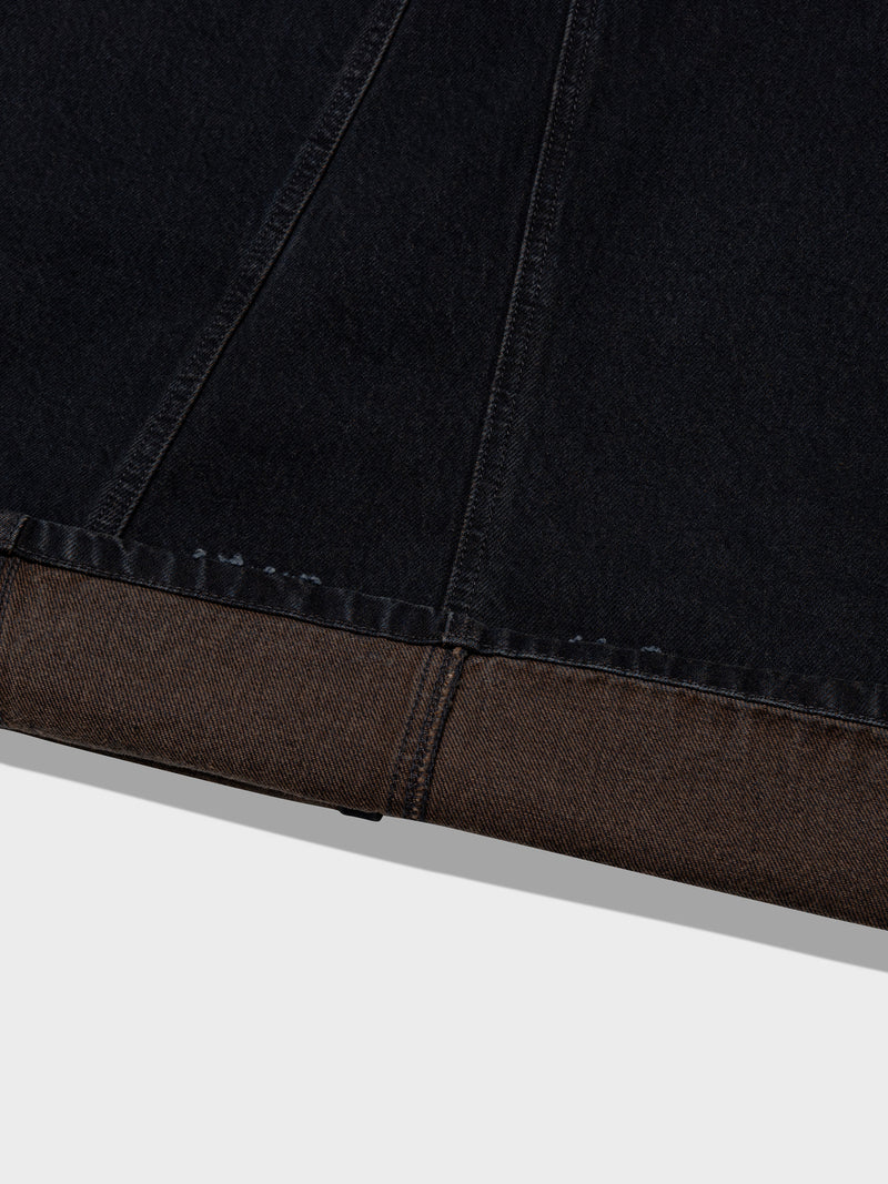 Mahogany Blue Denim Maxi Skirt 17END