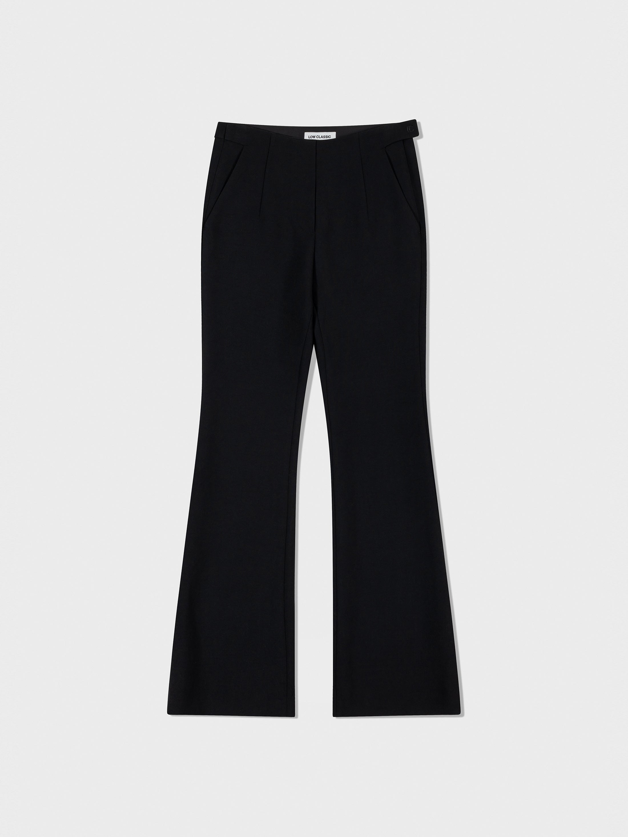 [LOW CLASSIC] / ☆ 25SS CLASSIC BOOT-CUT TROUSER / BLACK Black Classic Bootcut Trouser – MANIFESTO