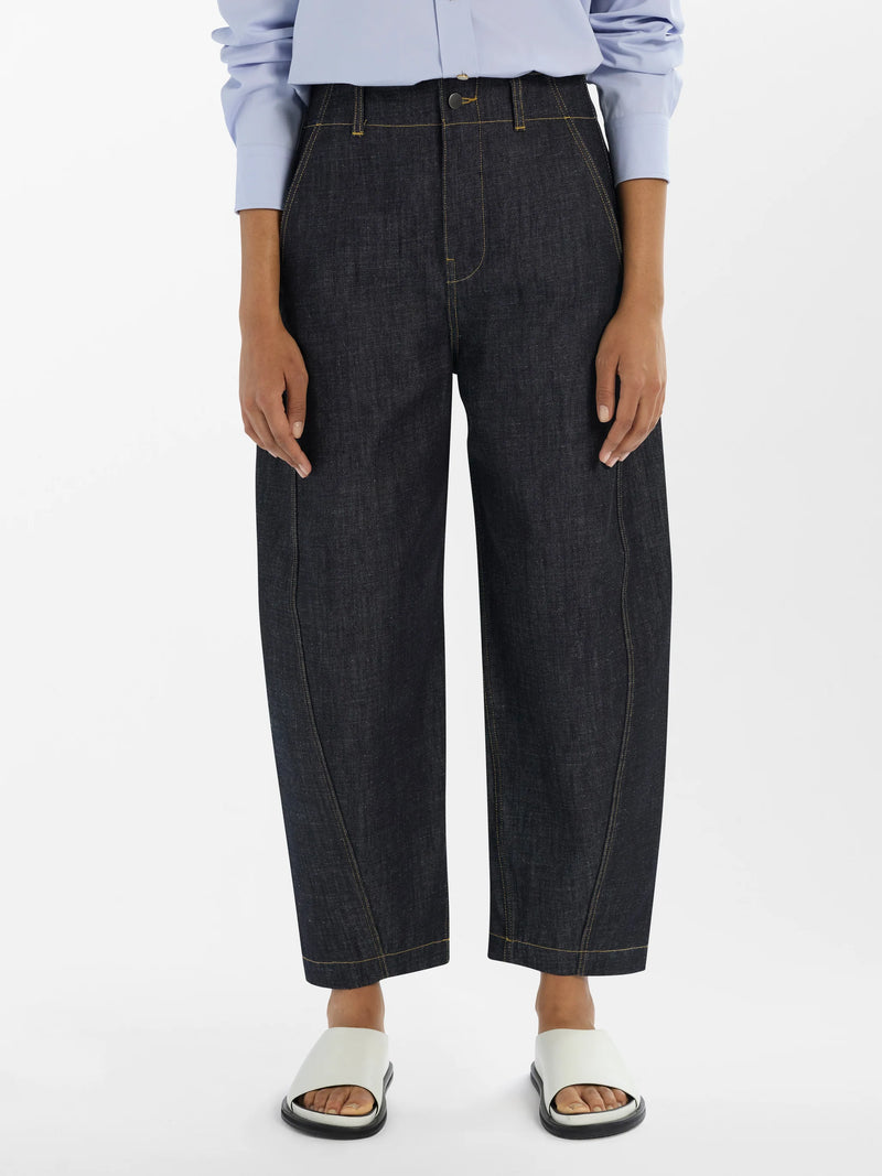 Akerman Rounded Leg Twist Seam Denim