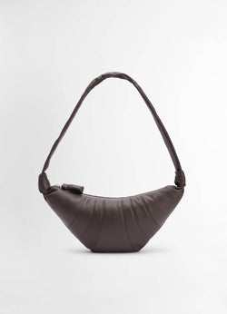 Mink Medium Croissant Bag Nappa Leather