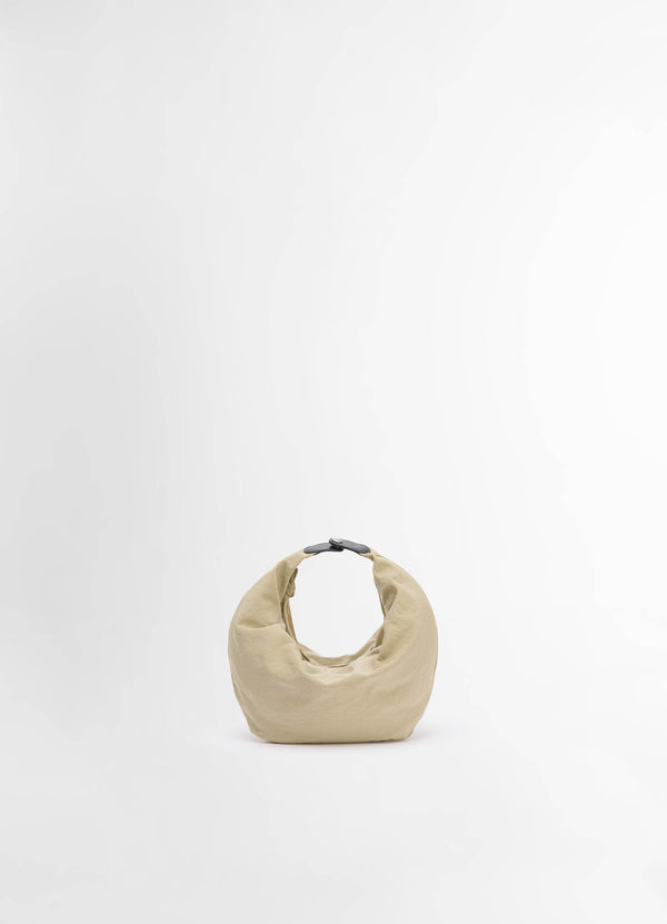 Light Beige Fortune Croissant Filt Bag