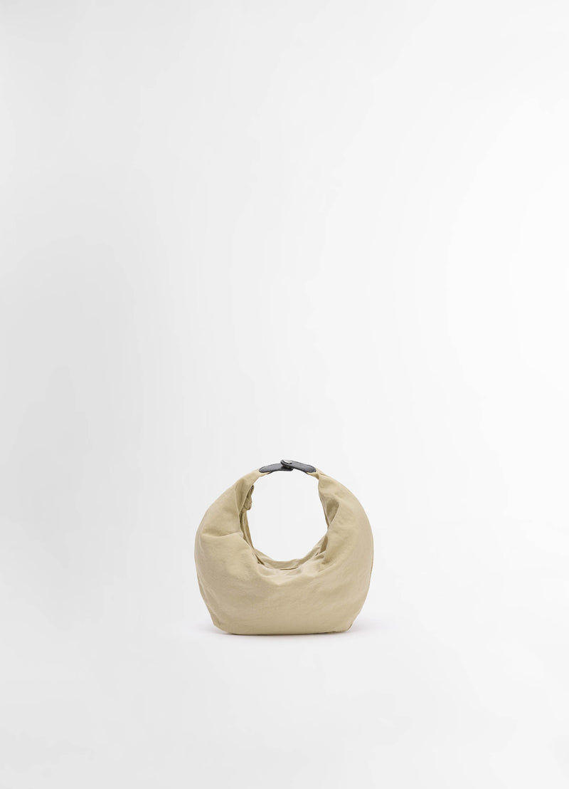 Light Beige Fortune Croissant Filt Bag