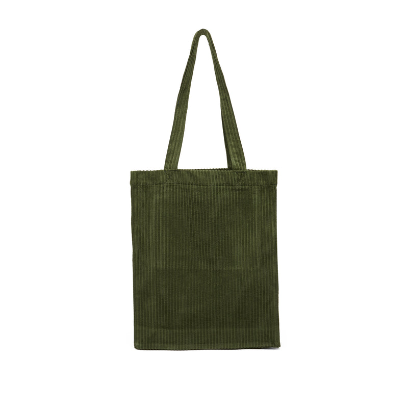 Forest Green Cord Lou Totebag