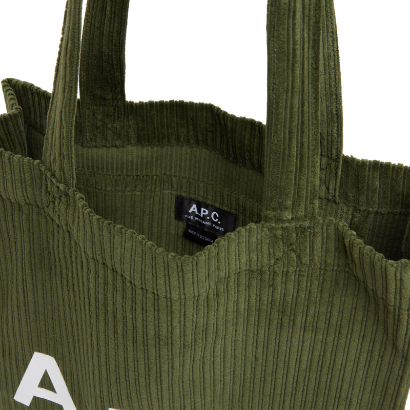 Forest Green Cord Lou Totebag