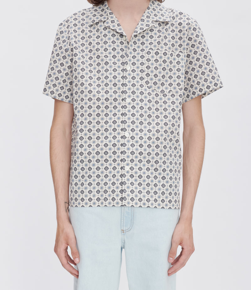 Off White Geometric Lloyd Short Sleeve Shirt