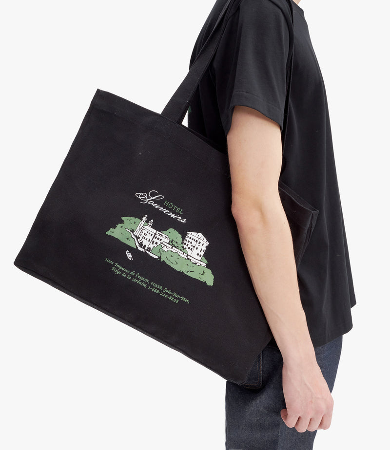 JJJJound Black Hotel Totebag