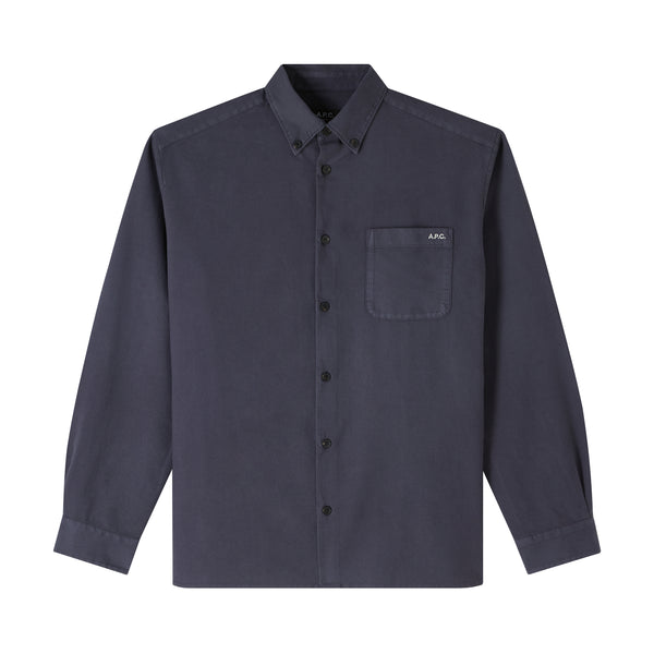 Steel Blue Mateo Logo Shirt