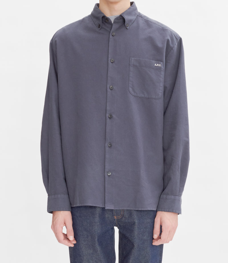 Steel Blue Mateo Logo Shirt