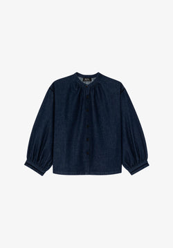 Dark Blue Beth Blouse
