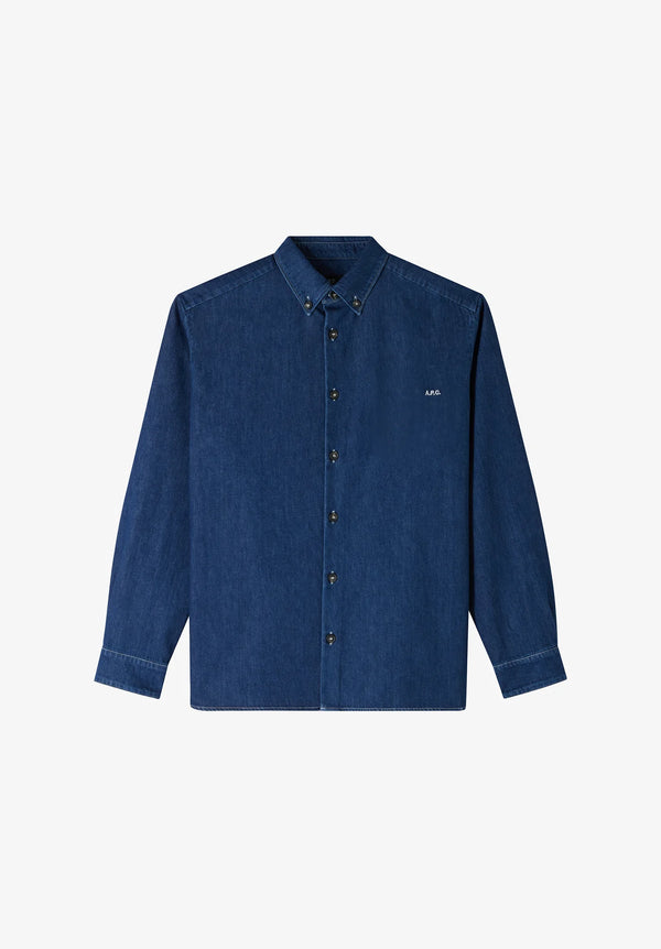 Dark Blue Denim Mathias Shirt