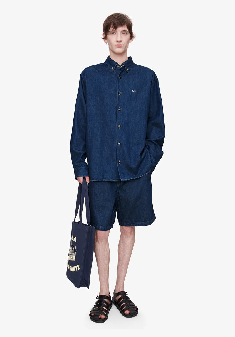 Dark Blue Denim Mathias Shirt