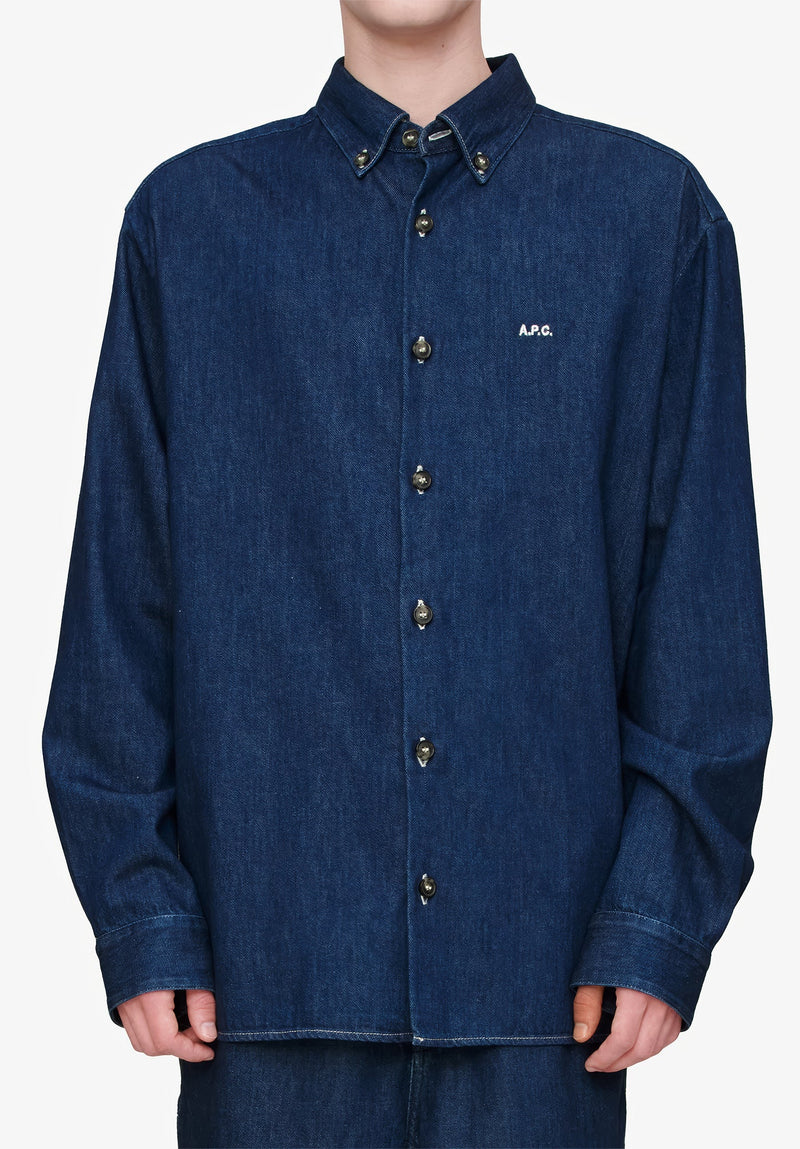 Dark Blue Denim Mathias Shirt
