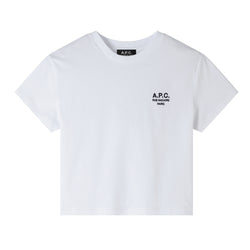 W White/Navy Boxy Rue Madame Tshirt