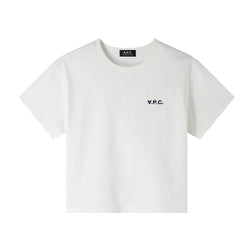 W White/Navy Boxy Petit VPC Tshirt