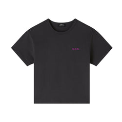 W Black/Purple Boxy Petit VPC Tshirt