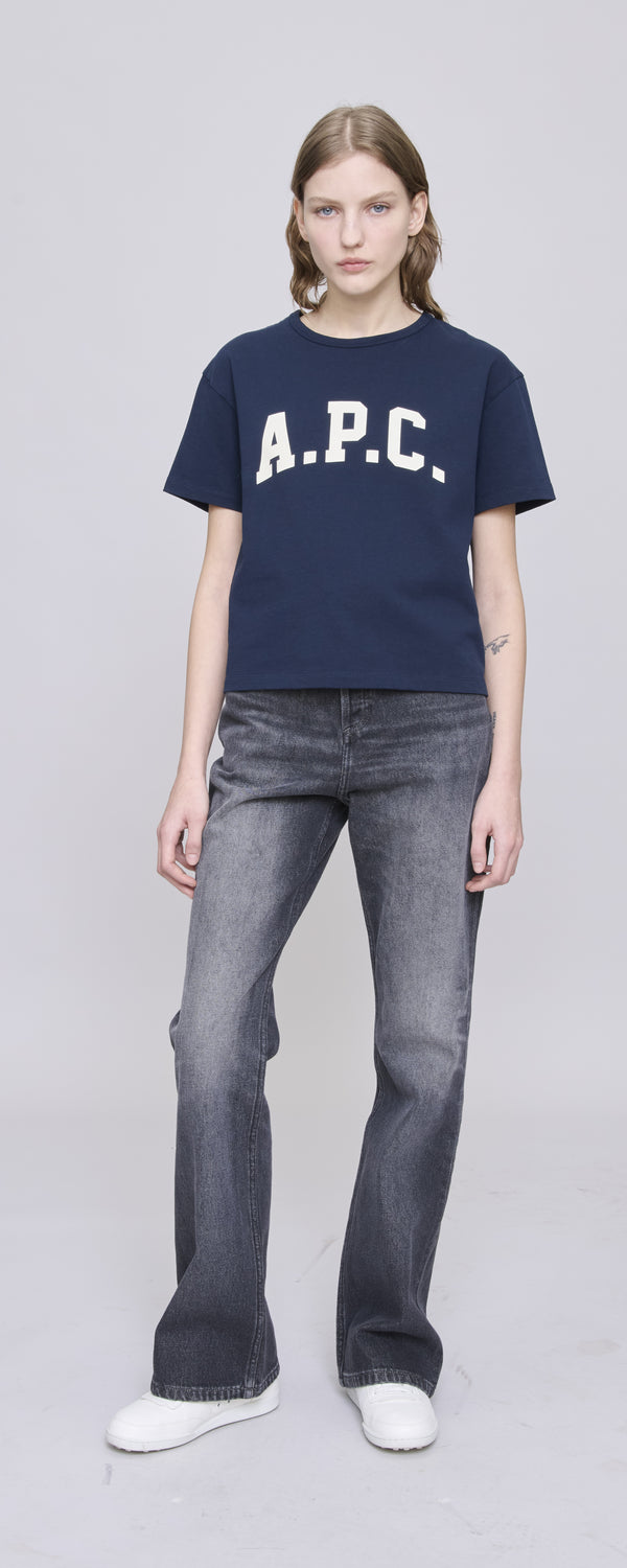 W Dark Navy/Ecru Margaret Tshirt