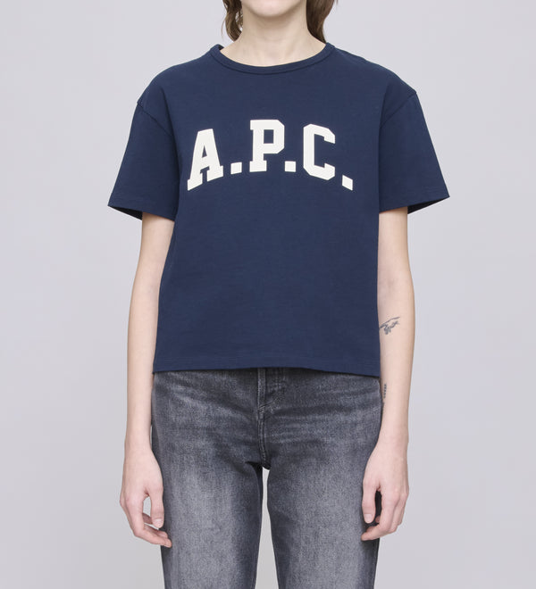 W Dark Navy/Ecru Margaret Tshirt