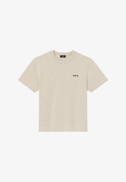 M Ecru/Rose Boxy Petit VPC Tshirt