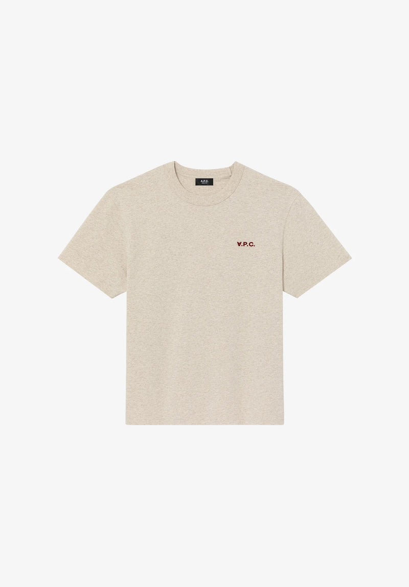 M Ecru/Rose Boxy Petit VPC Tshirt