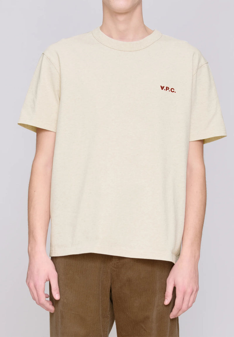 M Ecru/Rose Boxy Petit VPC Tshirt