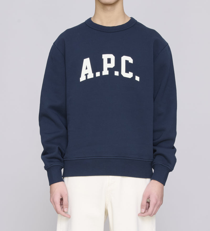 M Dark Navy/Ecru Harris Sweatshirt