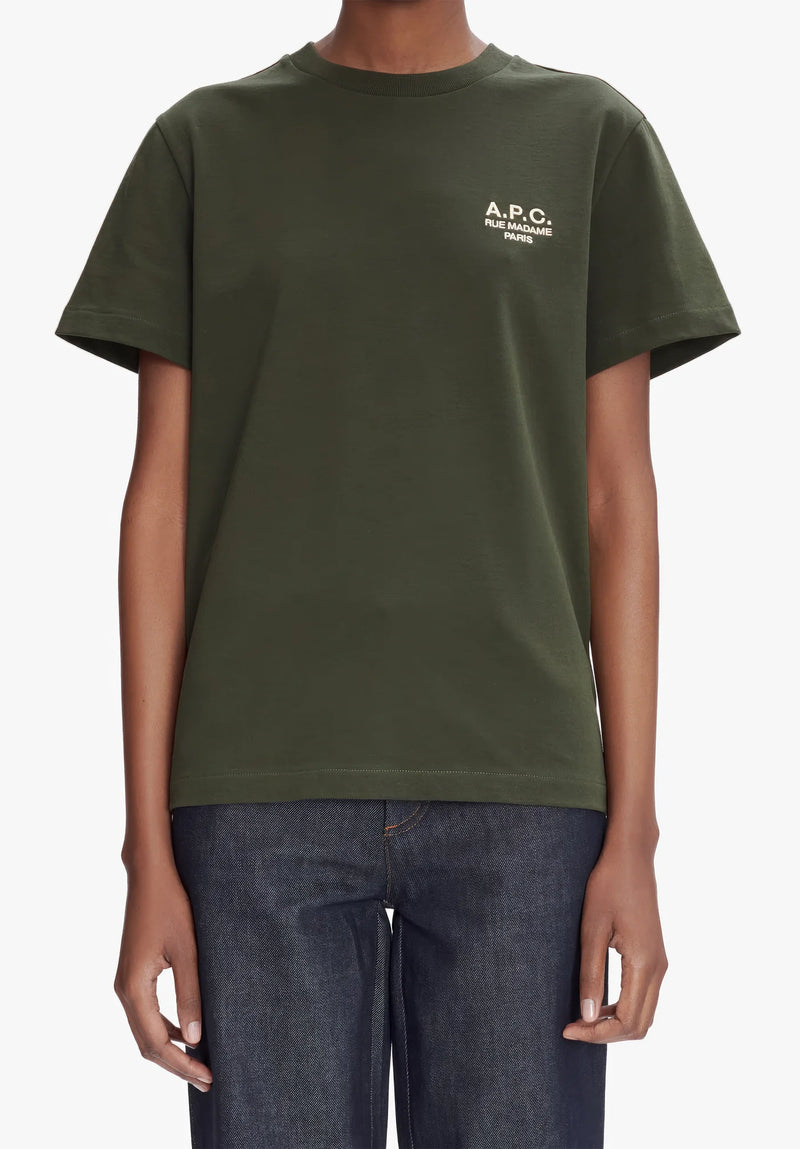 Unisex Standard Khaki/White Rue Madame Tshirt
