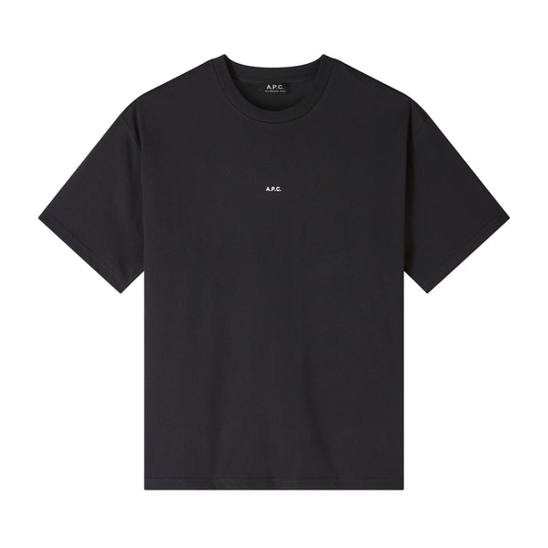 M Black Boxy Micro Logo Tshirt