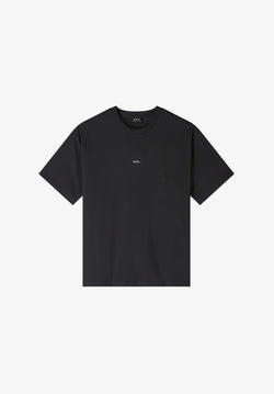 M Black/White Boxy Micro Logo Tshirt