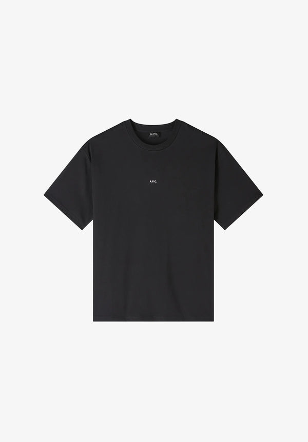 M Black/White Boxy Micro Logo Tshirt