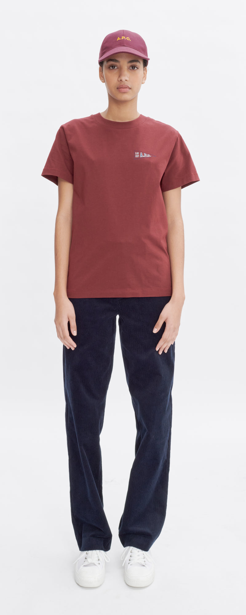 Unisex Standard Burgundy University Tshirt