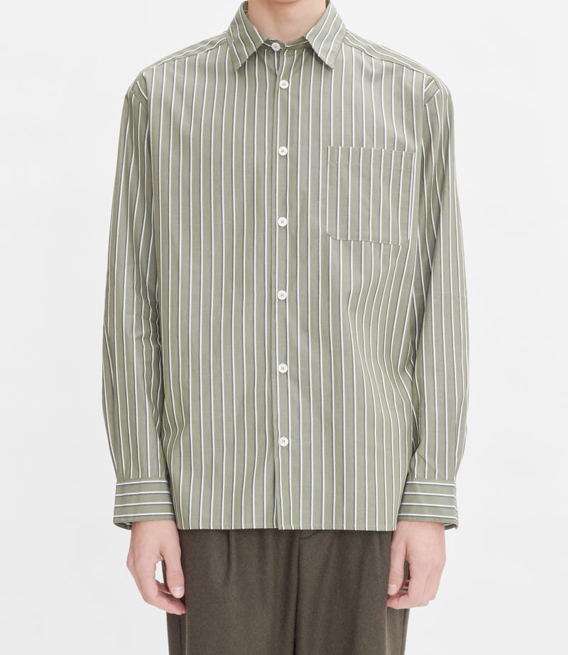 Khaki Stripe Malo Shirt