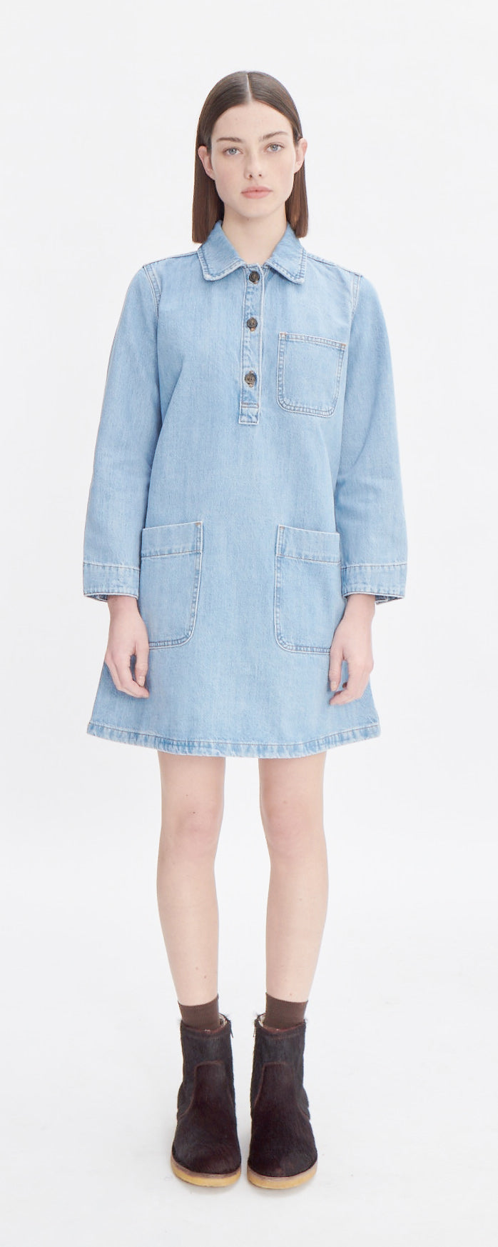 Washed Indigo Aurelia Dress